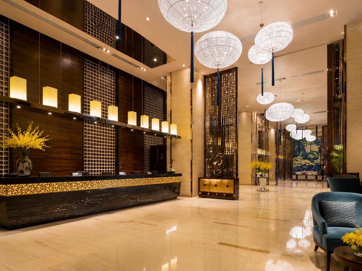 Lobby des Glenview ITC Plaza Chongqing f&uuml;r Teilnehmer der Reise von A Foreign Affair