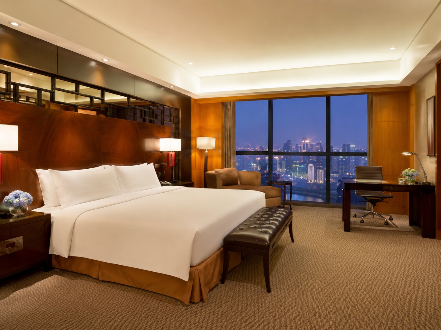 Komfortables G&auml;stezimmer im Glenview ITC Plaza Chongqing